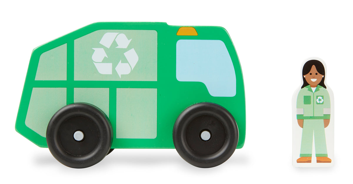 melissa and doug recycling truck