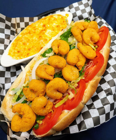 FRIED SHRIMP PO'BOY at chester's cajun grill