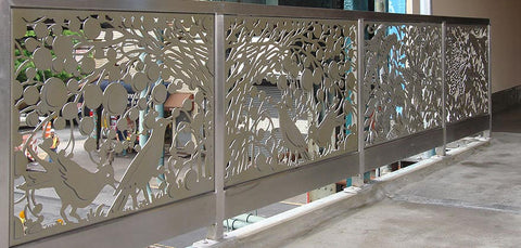 metal bridge art