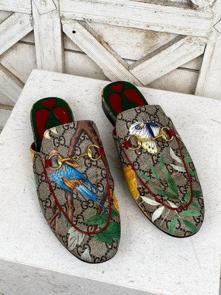 gucci tian princetown slipper