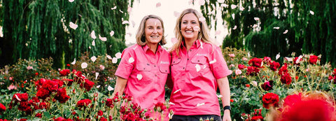 Jan Slater and Sarah Rose Bloom at Simply Rose Petals