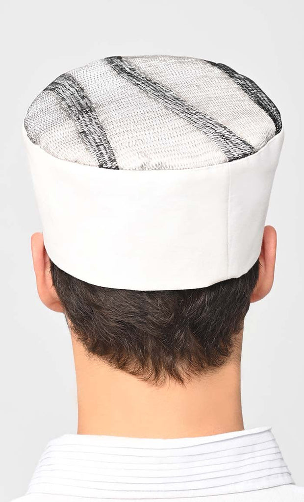Abdul Abstract Embroidered Kufi - saltykissesboutique.com