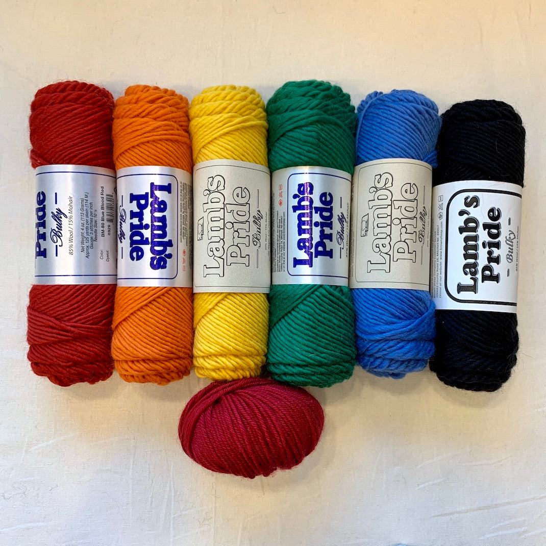 Colour Block Patchwork Cardigan Knitting Kit | Cascade 128 or Lamb's P