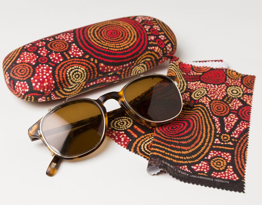 Aboriginal Art Glasses Case