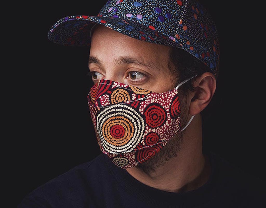 Australian Made Aboriginal Art Face Mask