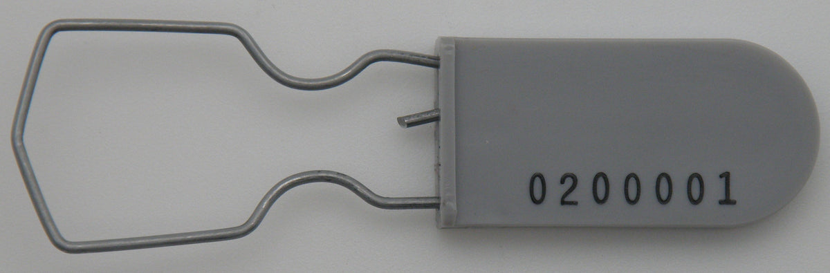 Electric Meter Security Seal Wire Padlock Blue Pack of 10 