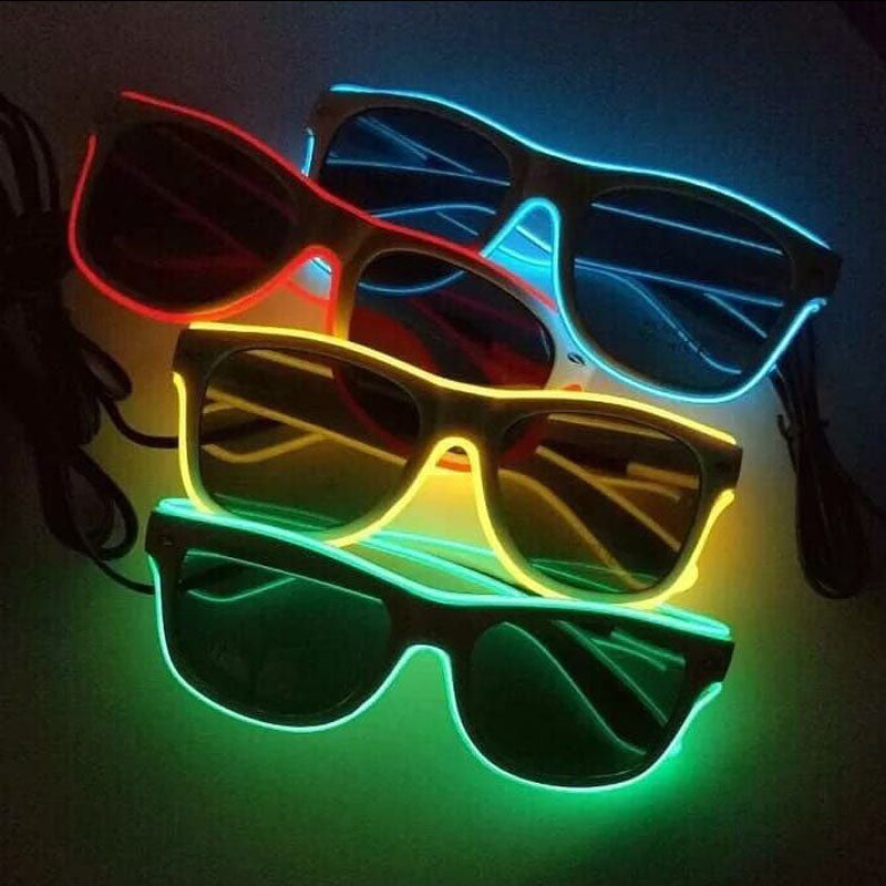 novelty flashing glasses