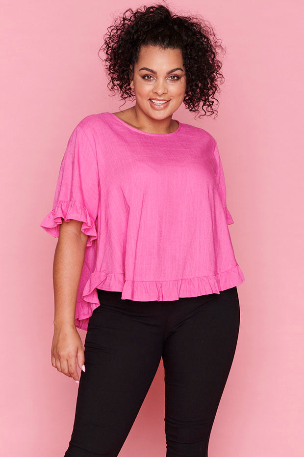 Alicia Pink Blouse – Little Dress