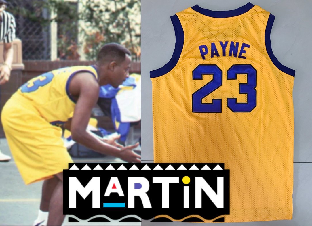 Mens The Martin Lawrence Show 90s Hip Hop Basketball Jersey S-3XL 