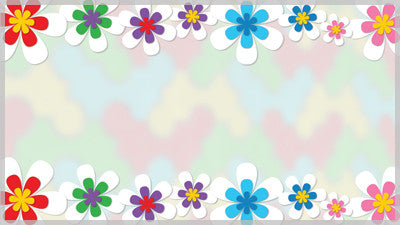 Spring Flower Border Still Background | Choice Slides