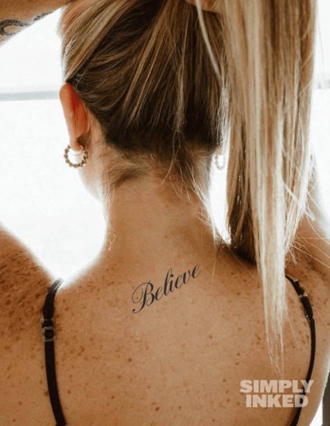 Believe Tattoo – Simply Inked