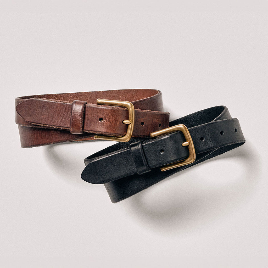 Brown Braided Leather Belt – Buck Mason