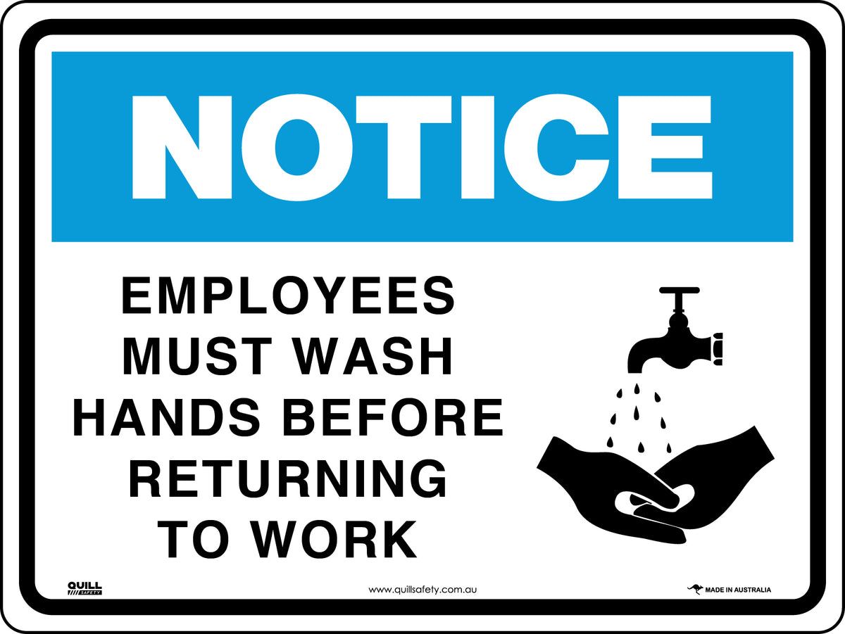 notice-signs-employees-must-wash-hands-before-returning-to-work