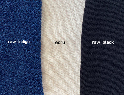 Knorts Denim Knitwear Raw Denim Color Card