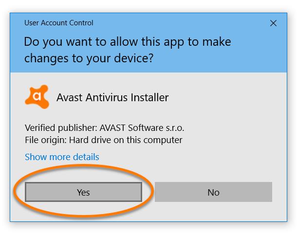 2 - Avast Antivirus Pro Instalaltion Confirm - Antivirussale