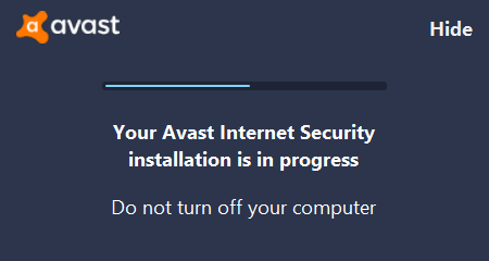 4 - Avast Internet Security Installation Wait - AntivirusSale.com