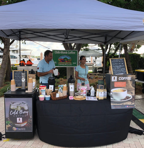 West Palm Beach Green Market ChikMonk Coffee