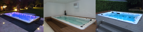 Swim spa installations