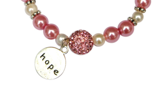 Hope for a Cure: Breast Cancer Bracelets