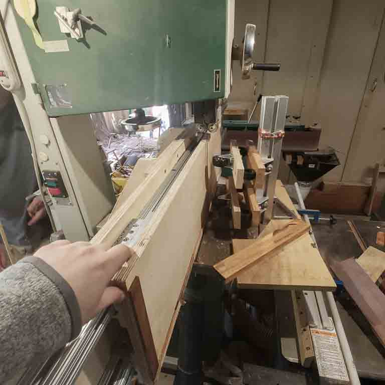 Automated Resaw Sled Jig