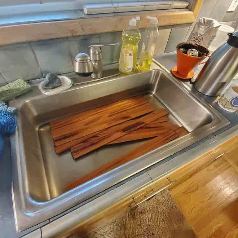 how to soften wood with water