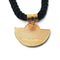 Eclectica Vintage Jewellery | UK | Michaela Frey Wien Pendant, Black, Gold Plate, Blue