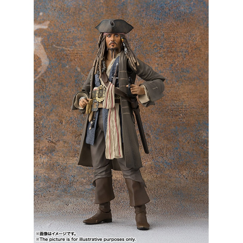 Pirates of the Caribbean Captain Jack Sparrow Action Figure SHF