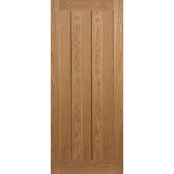 Solid Oak, Interior door, Interna Door, 3 panel door