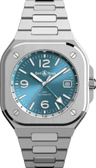 Bell & Ross Watch BR 05 GMT Sky Blue Bracelet BR05G-PB-ST/SST