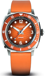 Duckworth Prestex Watch Belmont Dive Orange Rubber D328-05-OR