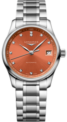 Longines Watch Master Collection Orange Ladies L2.357.4.08.6