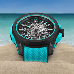 Norqain Watch Wild One Skeleton Turquoise