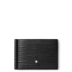 Montblanc Meisterstuck 4810 Wallet 6cc with Money Clip Black 130925