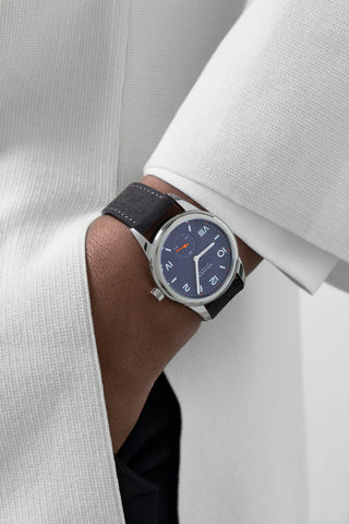 Nomos Glashutte Watch Club Campus Blue Purple 38