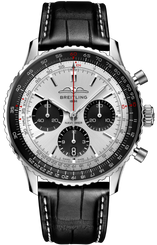 Breitling Watch Navitimer B01 Chronograph 43 Black Croc Folding Clasp AB0138241G1P1