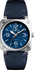 Bell & Ross Watch BR 03 92 Blue Steel  BR0392-BLU-ST/SCA