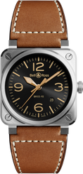 Bell & Ross Watch BR 03 92 Golden Heritage BR0392-GH-ST/SCA
