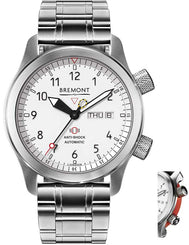 Bremont Watch Martin Baker MBII White Orange MBII-WH/OR/BR