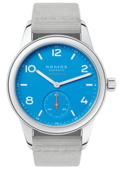 Nomos Glashutte Watch Club Neomatik Signalblau 742