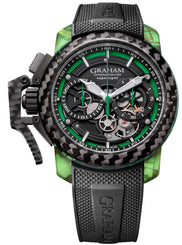 Graham Watch Chronofighter Superlight Carbon Strip Skeleton Green 2CCCK.G01A