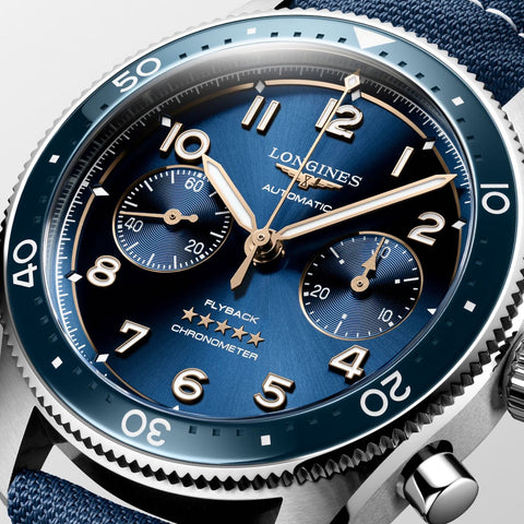 Longines Watch Spirit Flyback Blue