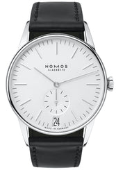 Nomos Glashutte Watch Orion White Datum Sapphire Crystal 381