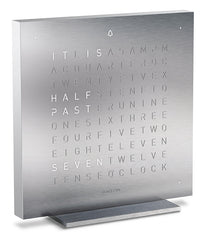 QLOCKTWO Touch Full Metal Table Clock 13.5cm T4SENSS