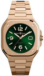 Bell & Ross Watch BR 05 Auto Green Gold Bracelet BR05A-GN-PG/SPG