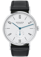 Nomos Glashutte Watch Tangente Datum Sapphire Crystal 130