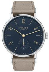 Nomos Glashutte Watch Tangente Midnight Blue Steel Back 132