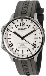 U-Boat Watch Capsoil Doppiotempo 45 SS White 8888