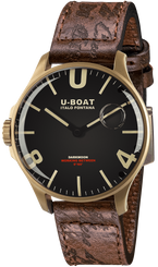 U-Boat Watch Darkmoon 44 Black IP Bronze 8467/B