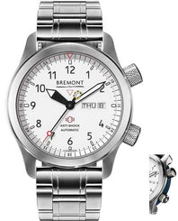 Bremont Watch Martin Baker MBII White Blue Bracelet MBII-WH/BL/BR