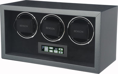 Benson Watch Winder Compact Triple 3.CF Carbon Compact Triple 3.CF